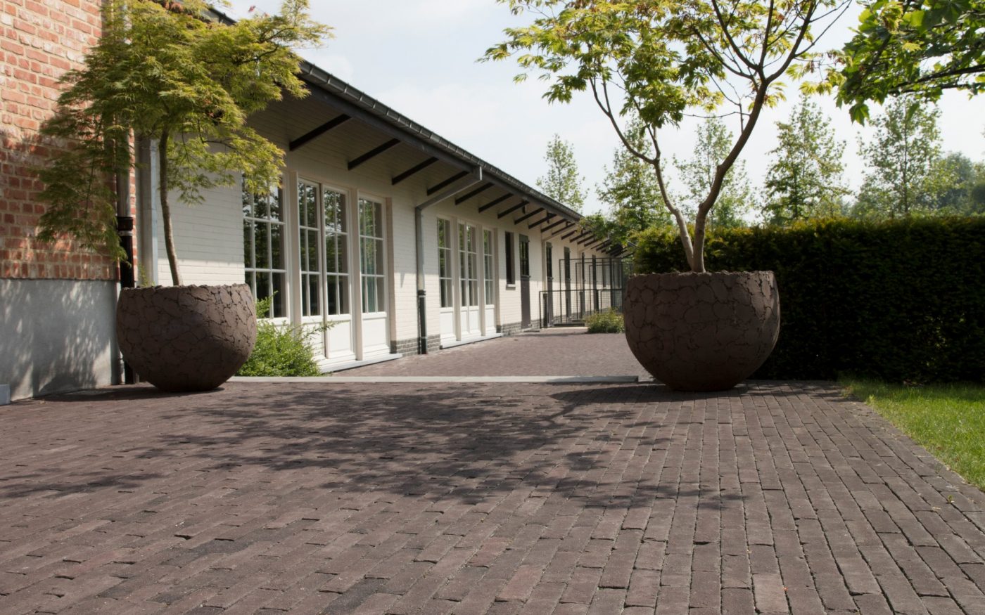 Reference photo private landscaping in Sint-Niklaas