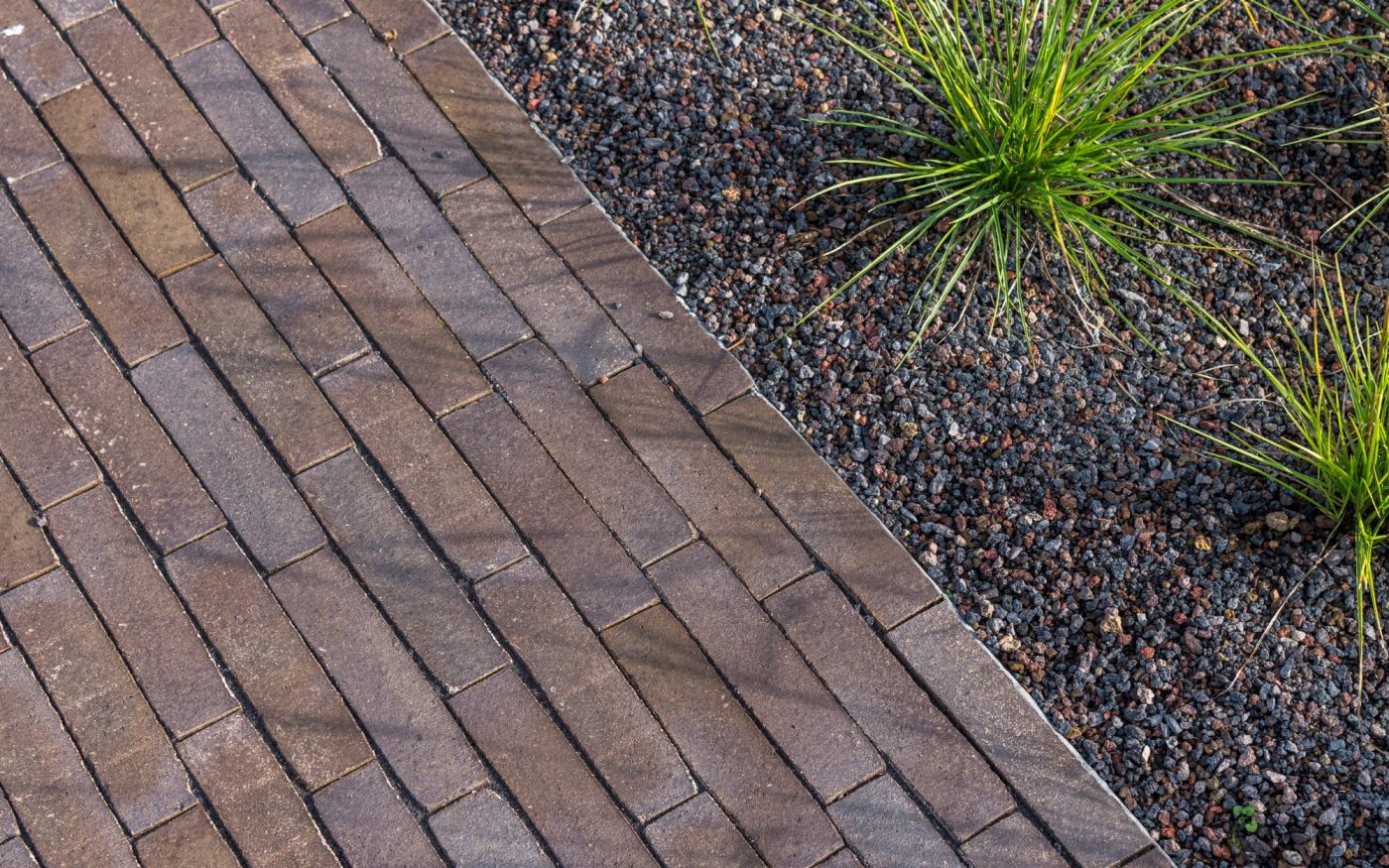 Reference photo private landscaping in Izegem