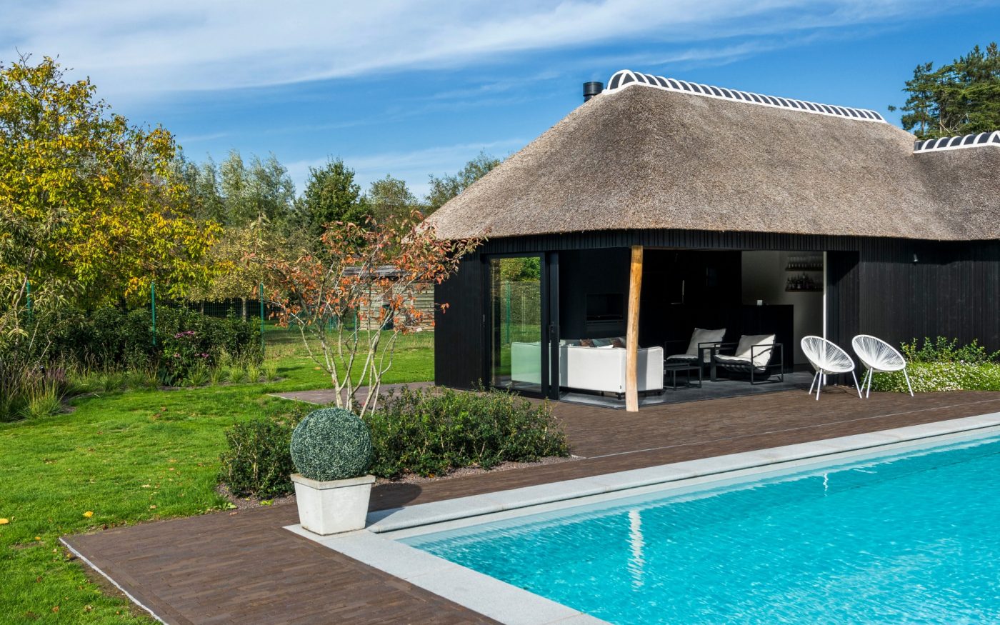 Reference photo private landscaping in Izegem