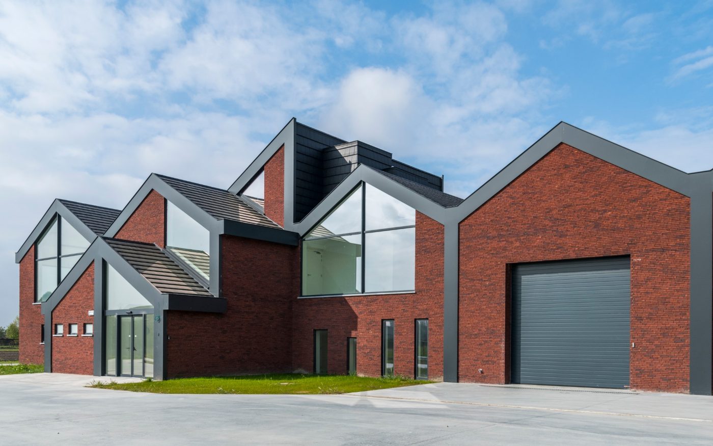 Reference photo new construction organic farm in Assenede