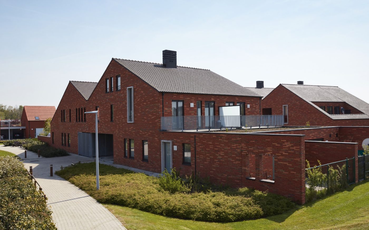 Reference photo new construction multi family in Waregem