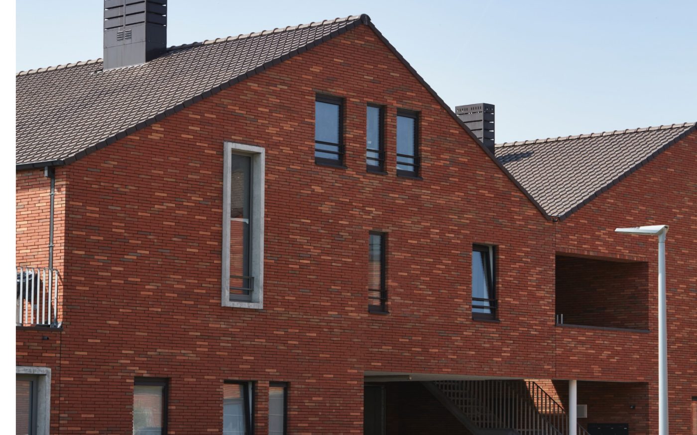 Reference photo new construction multi family in Waregem