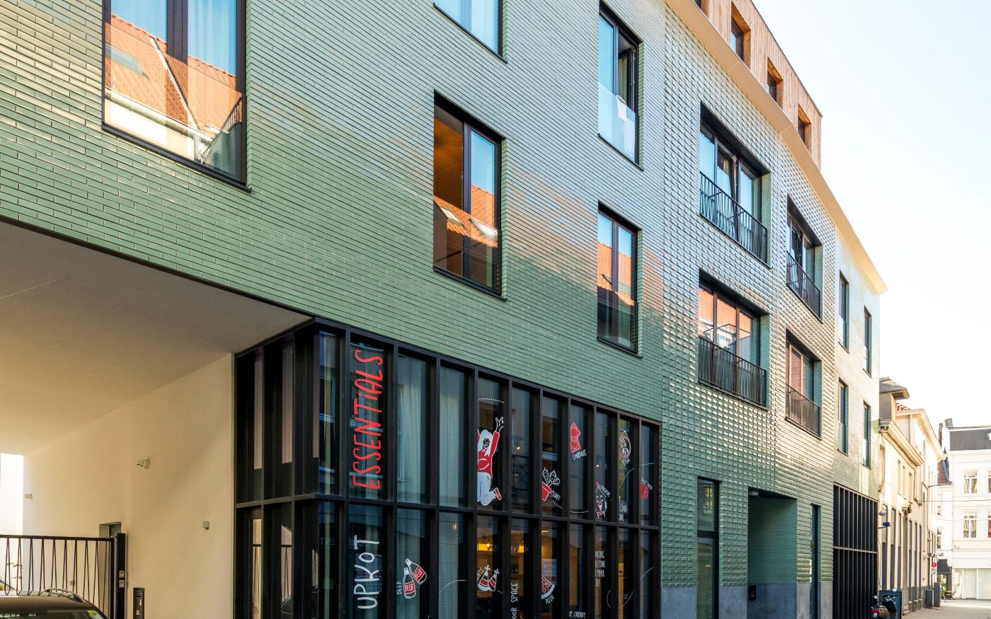 Reference photo new construction student housing in Kortrijk