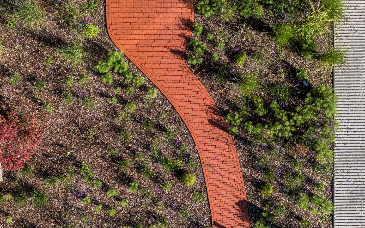 Reference photo private landscaping in Zemst