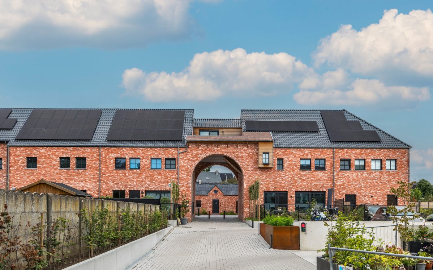 Reference photo new construction single family houses en multi family in Bornem