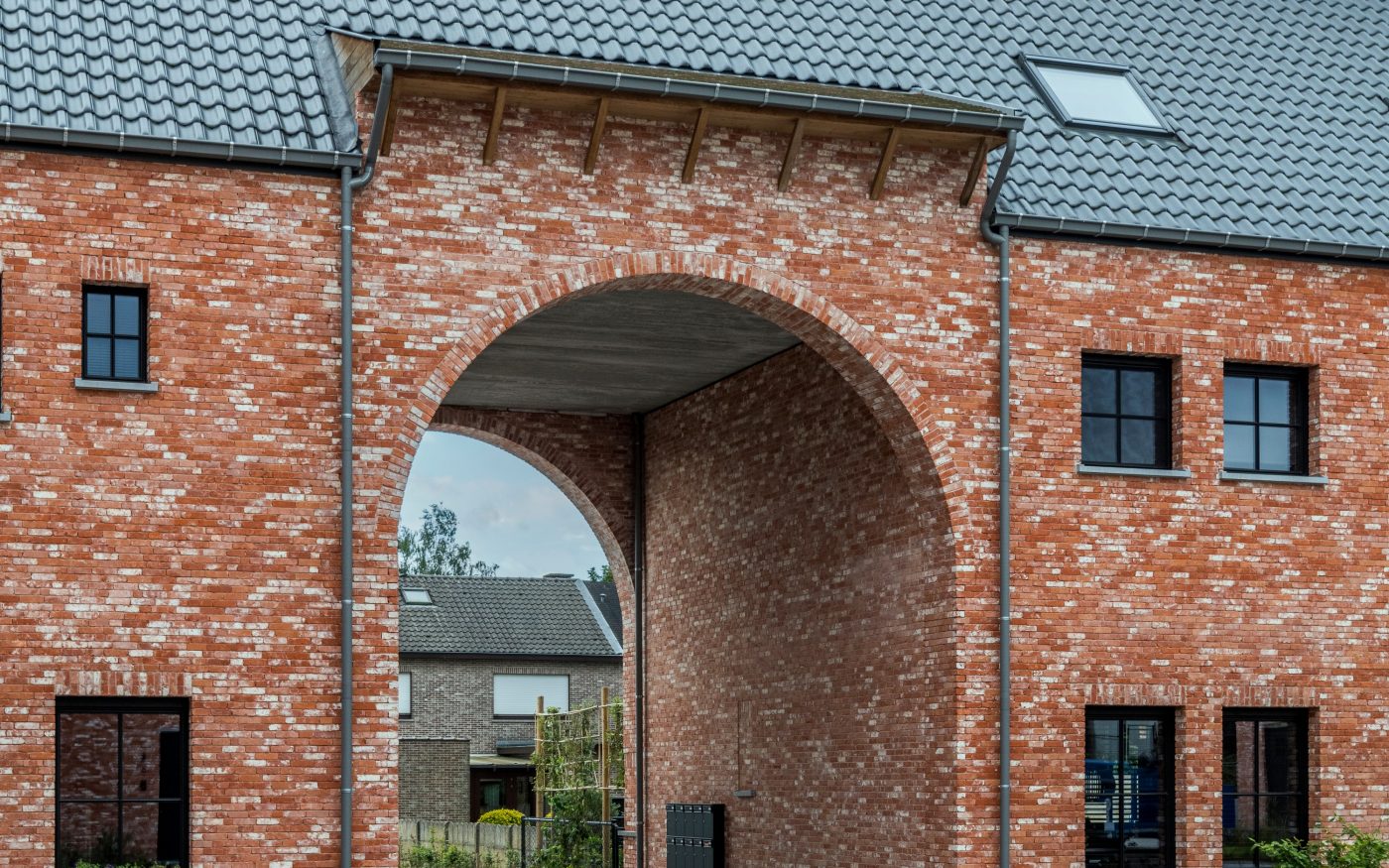 Reference photo new construction single family houses en multi family in Bornem