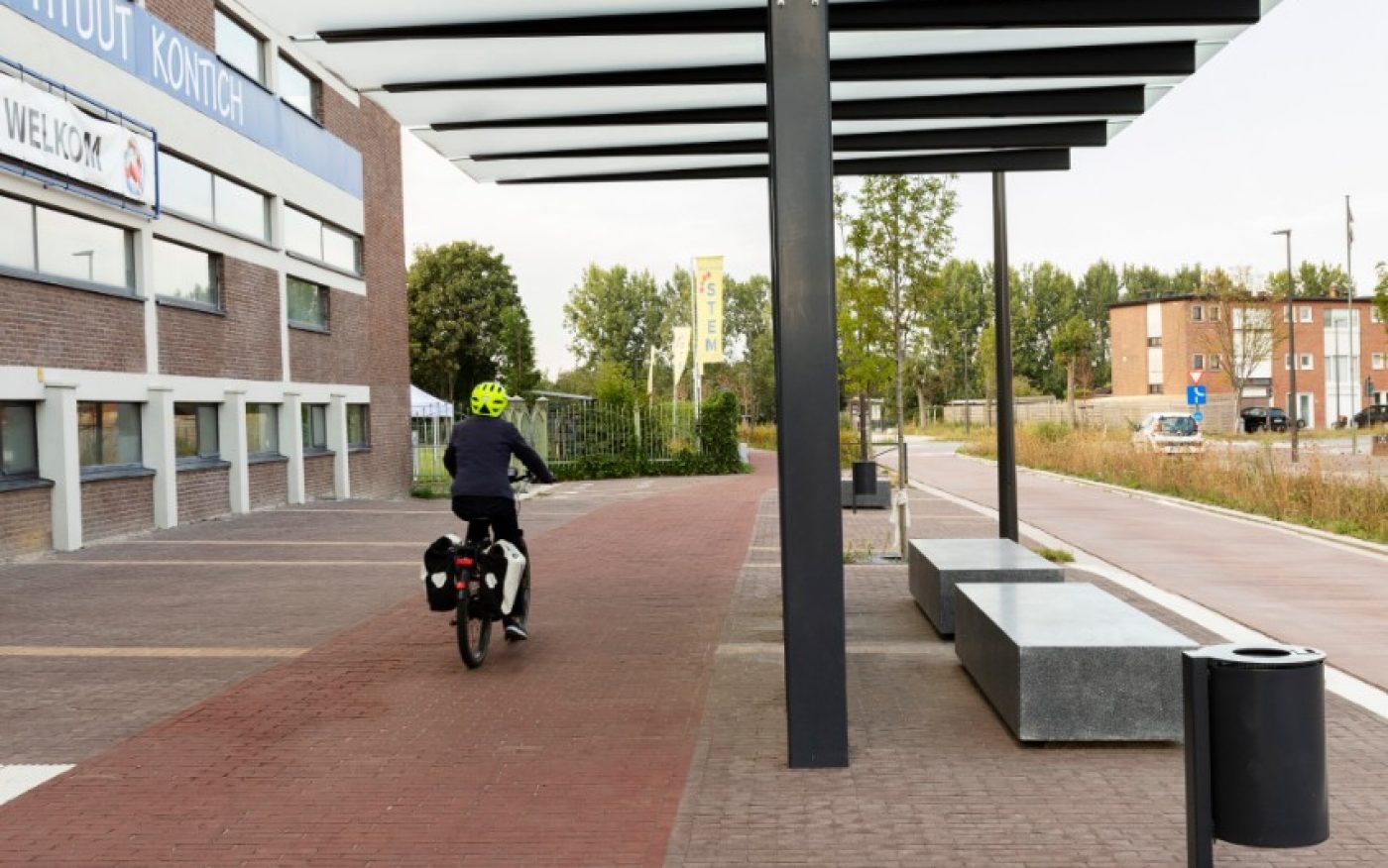 Reference photo infrastructure landscaping in Kontich