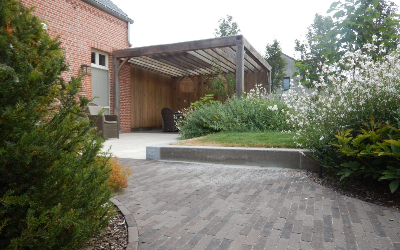 Reference photo private landscaping in Geel