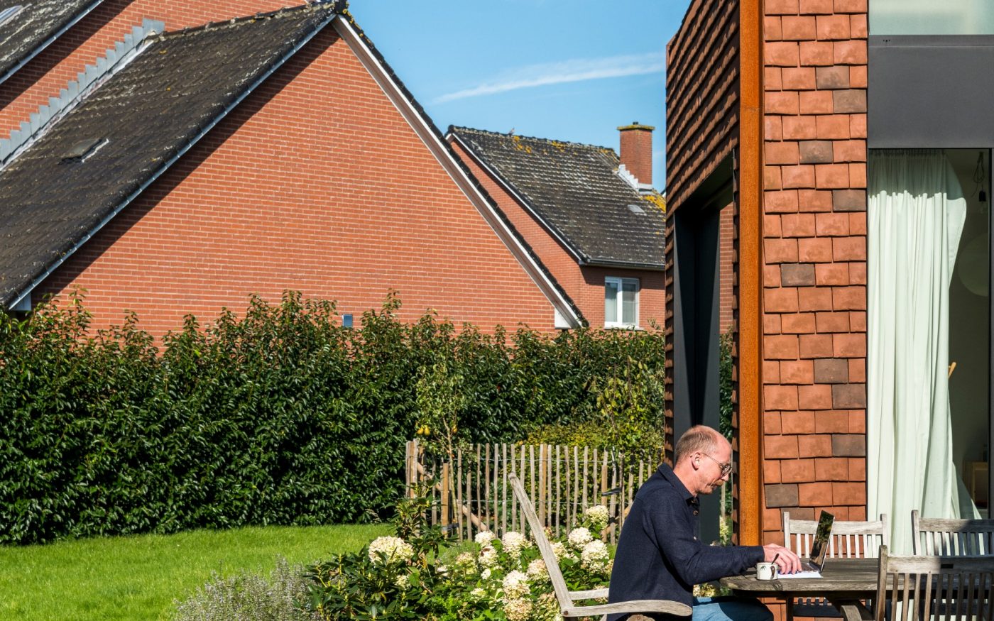 Reference photo private landscaping in Avelgem 