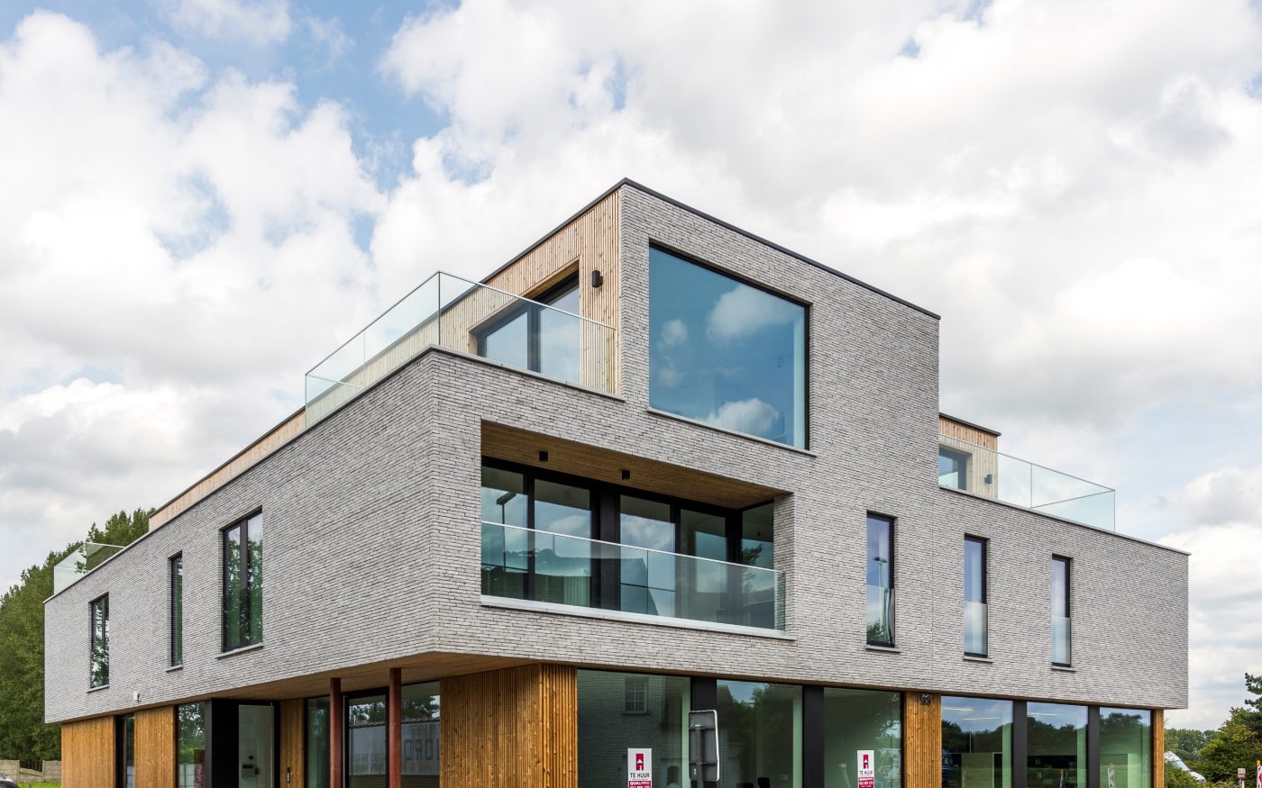 Reference photo new construction office and apartment in Haaltert