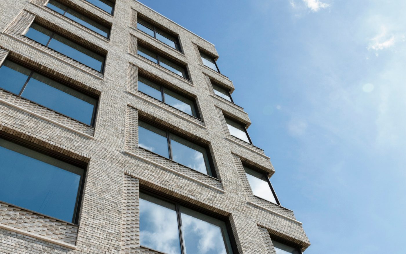 Reference photo new construction office building in Kortrijk