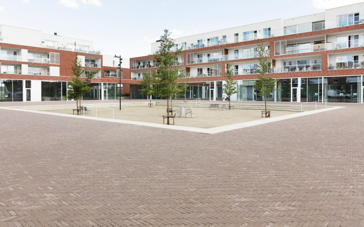 Reference photo infrastructure landscaping in Zwevegem