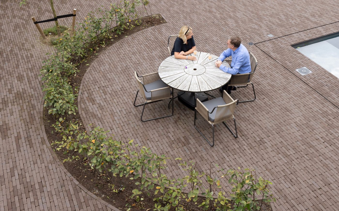 Reference photo private landscaping in Sinaai-Waas