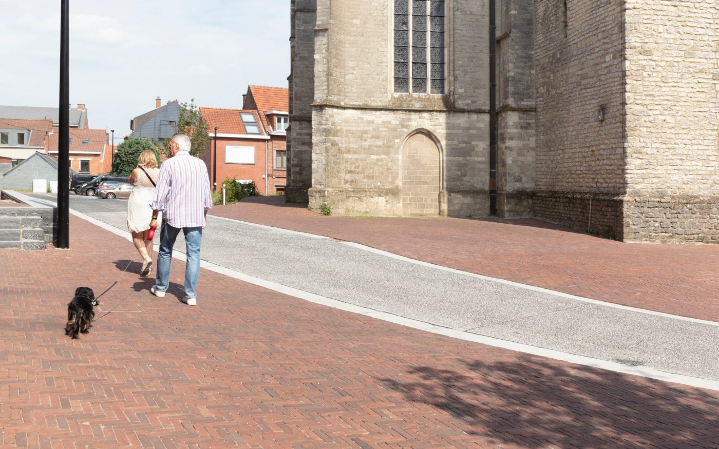 Reference photo infrastructure landscaping in Wemmel