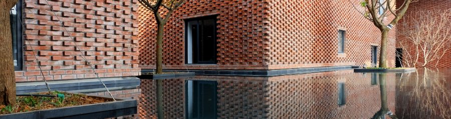 Viettel Academy Educational Center. Brick Award 22 Category "Working together". Vo Trong Nghia Co.Ltd. Outside view