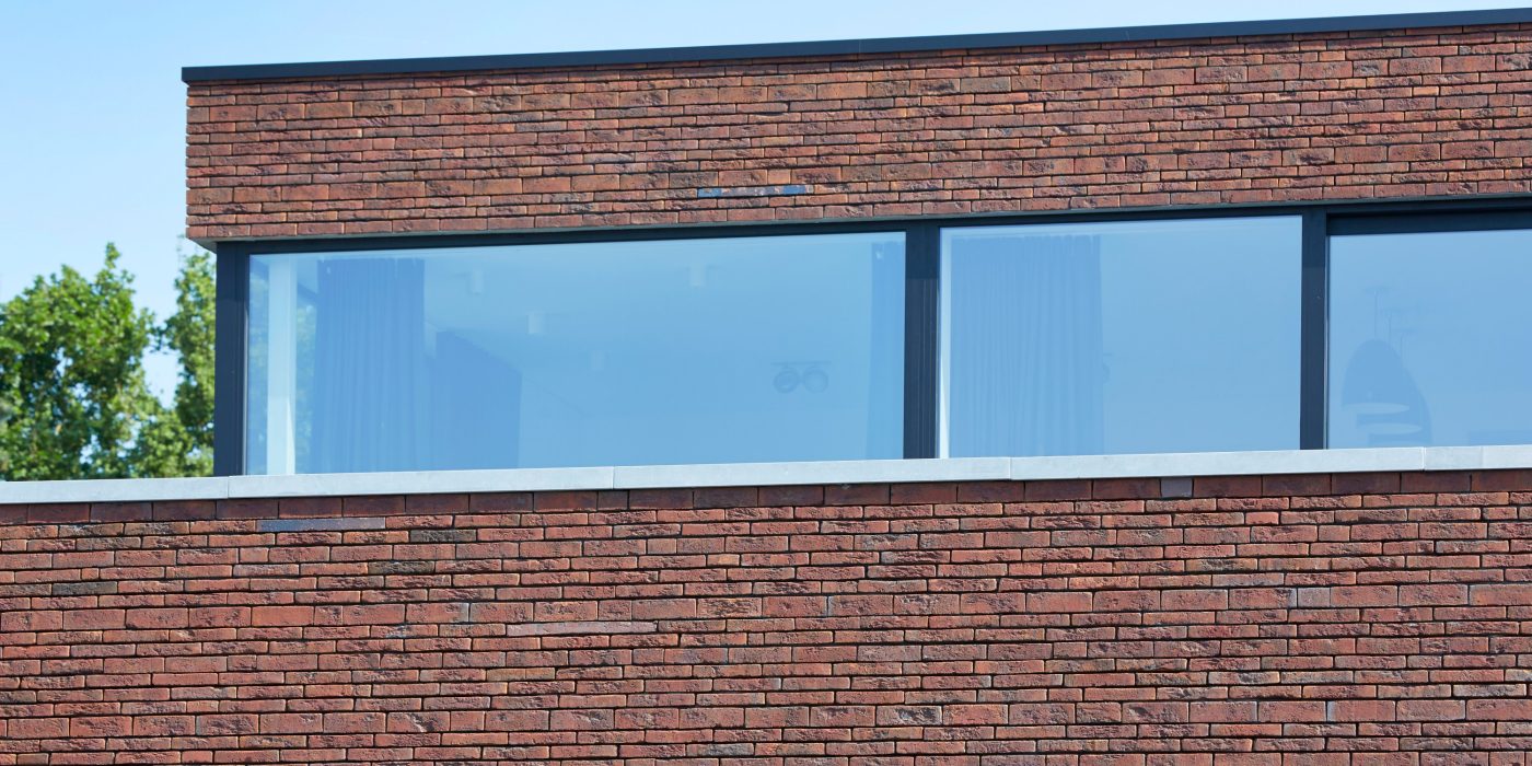 Reference photo new construction healthcare and apartment in Kortrijk