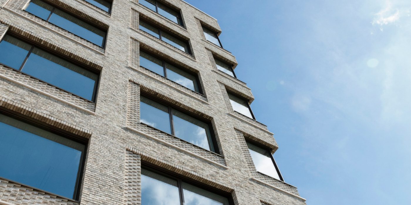 Reference photo new construction office building in Kortrijk