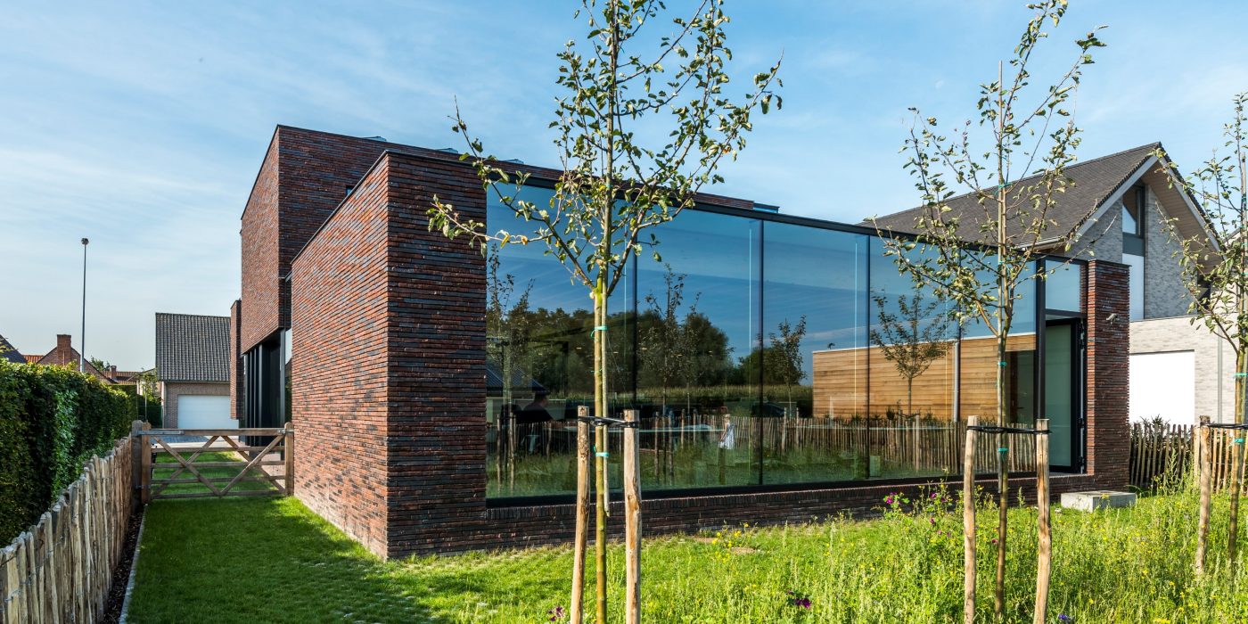 Reference photo new construction single family and office in Poperinge