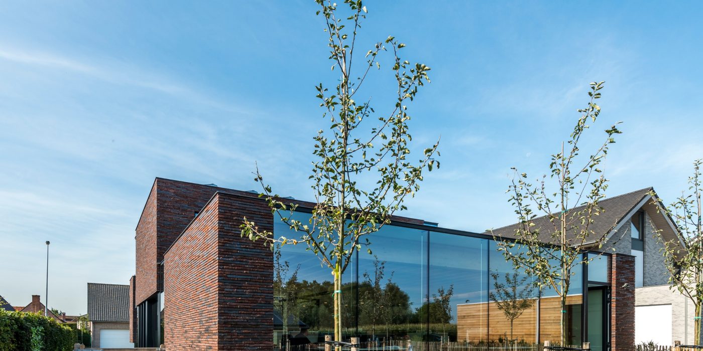 Reference photo new construction single family and office in Poperinge