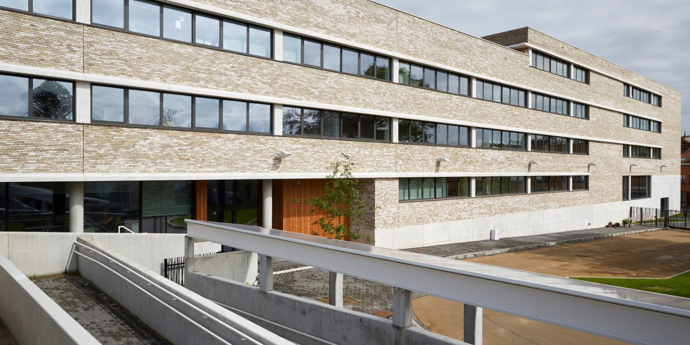 Reference photo new construction education and healthcare in Sint-Agatha-Berchem