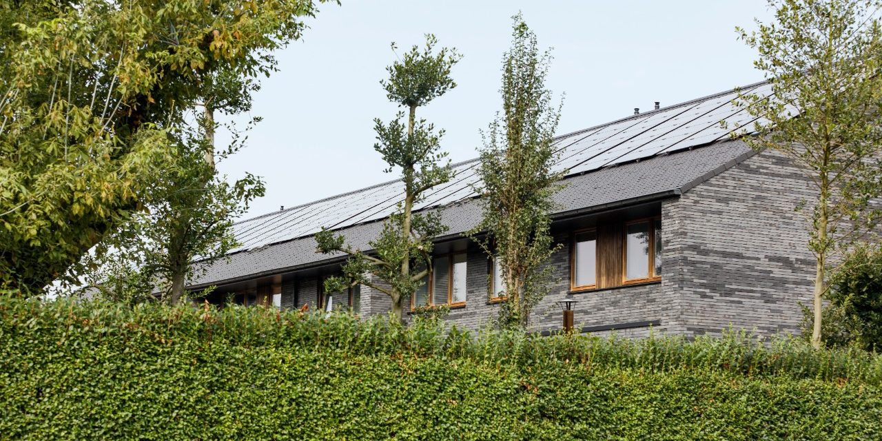 Roof with solar panels Duurzame Wijk Waregem 