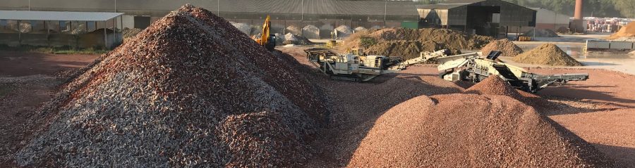 Stone rubble production site Beerse