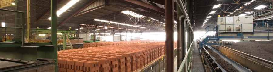 Photography of production of inner wall blocks