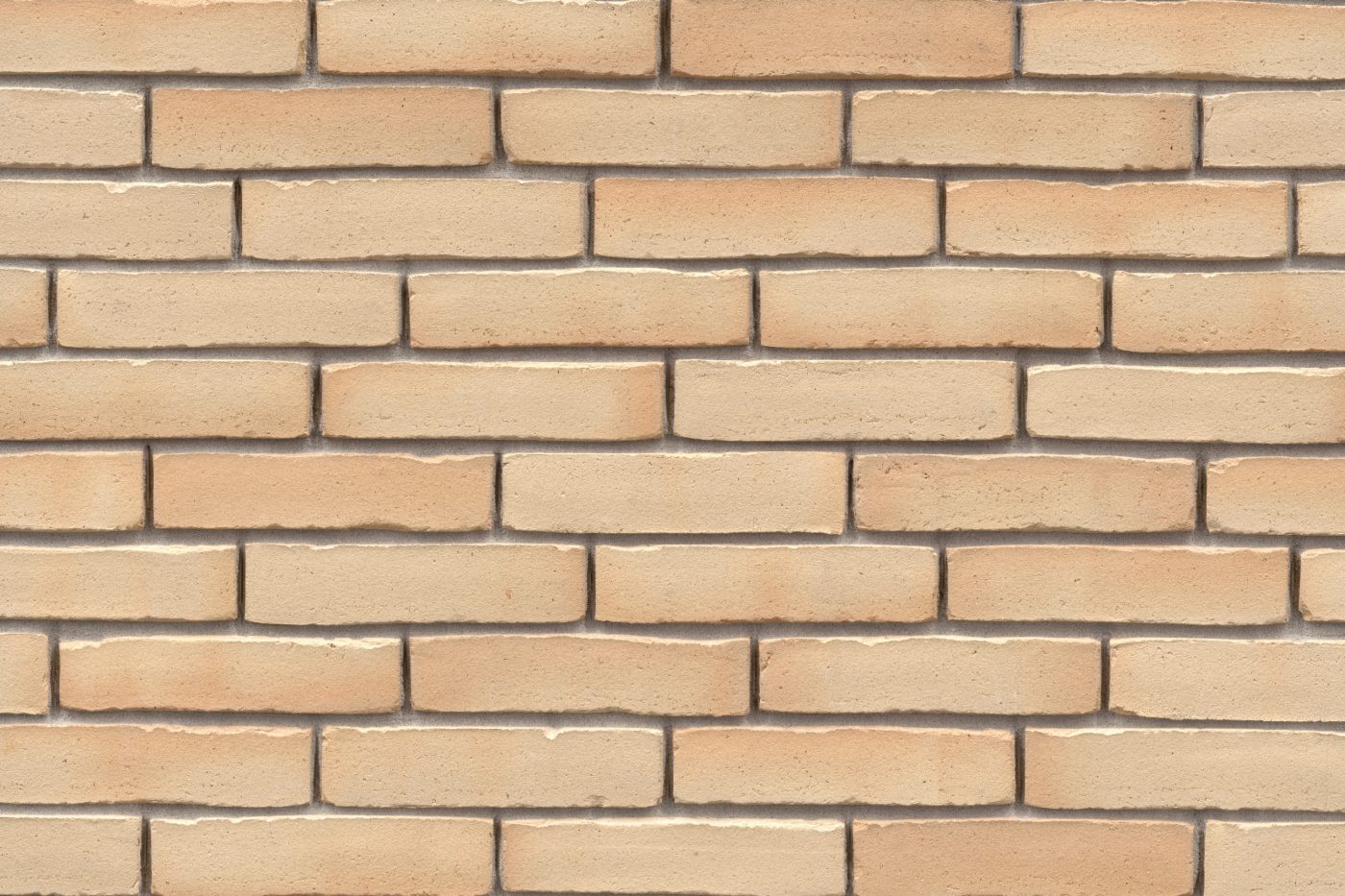 Photo de maçonnerie de façade avec des briques de parement Terca Alvara Creme Persica