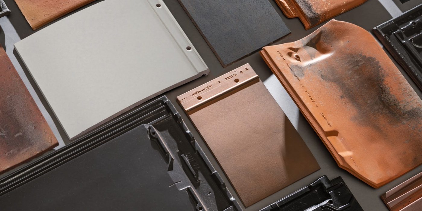 Photo de différentes types de tuiles wienerberger