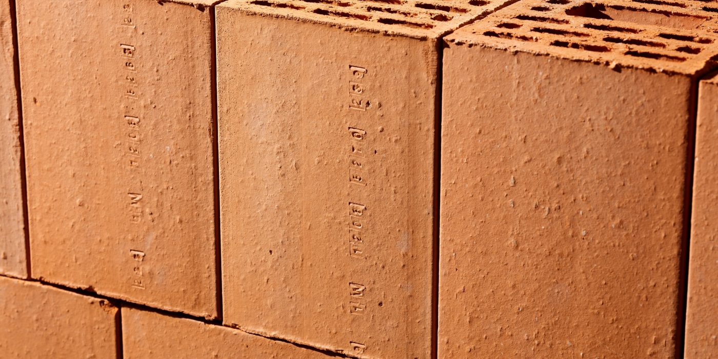 Blocs pour murs intérieurs Porotherm empilés