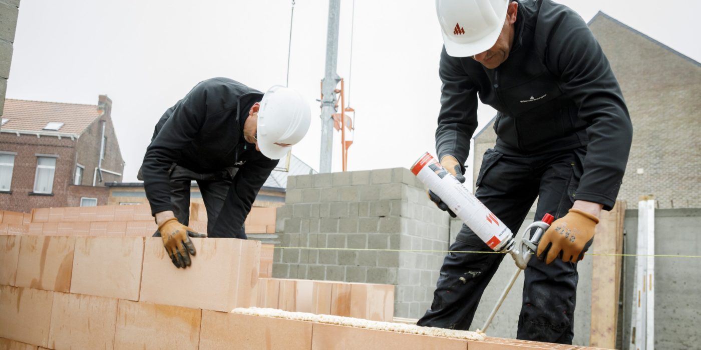 Installation PLS Newton avec Dryfix sur chantier Lubbeek