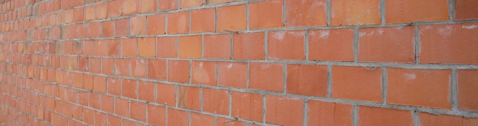 Wall on Porotherm bricks
