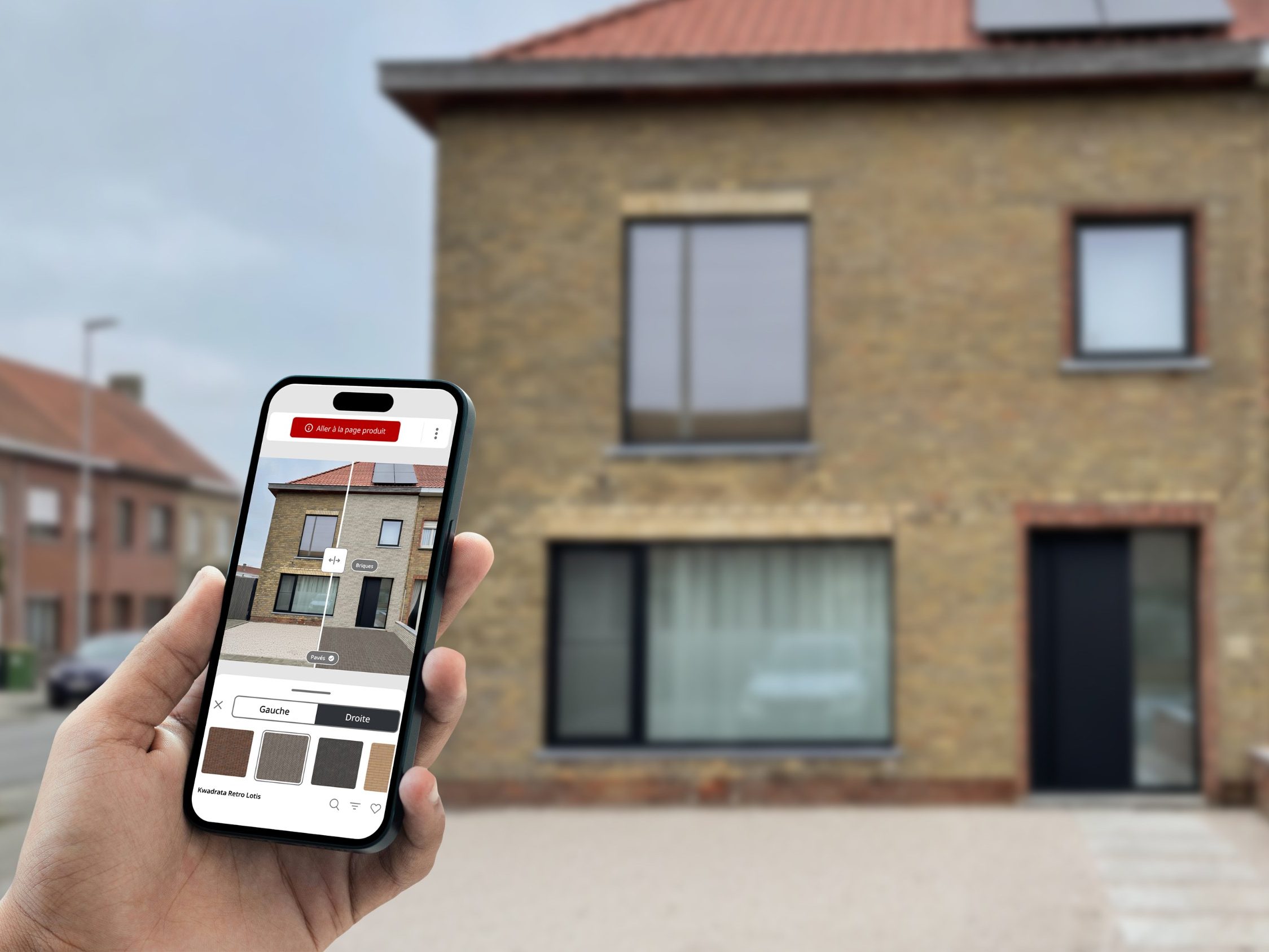 Visualisez votre projet avec l’application Renoviewer et comparez en un coup d’œil la situation avant et après.