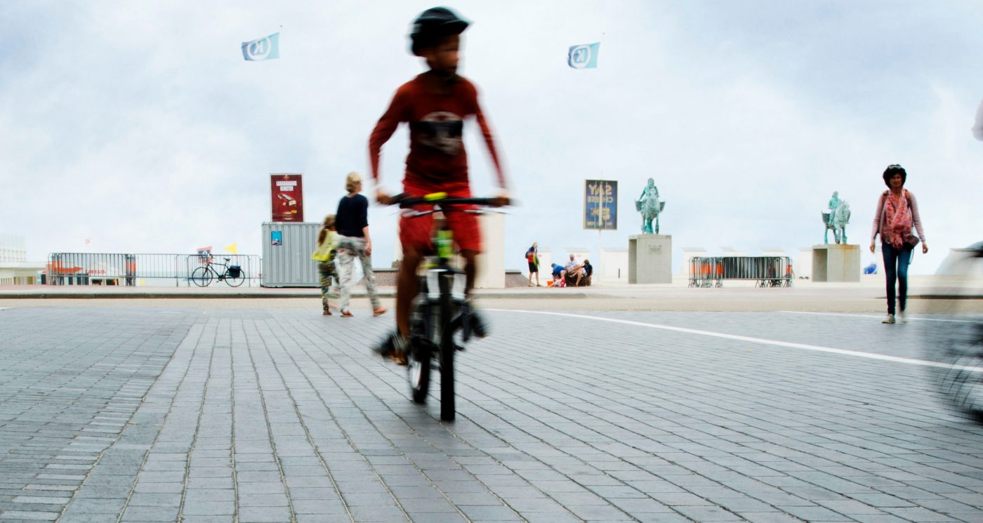 Reference photo infrastructuur landschapsarchitectuur in Oostduinkerke