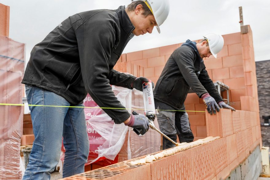 Mise en oeuvre de Porotherm Dryfix