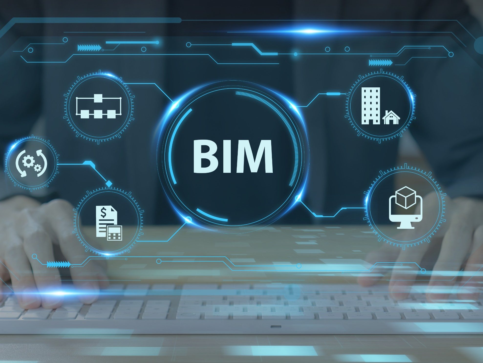 Moodimage of a architect using the BIM-tool
