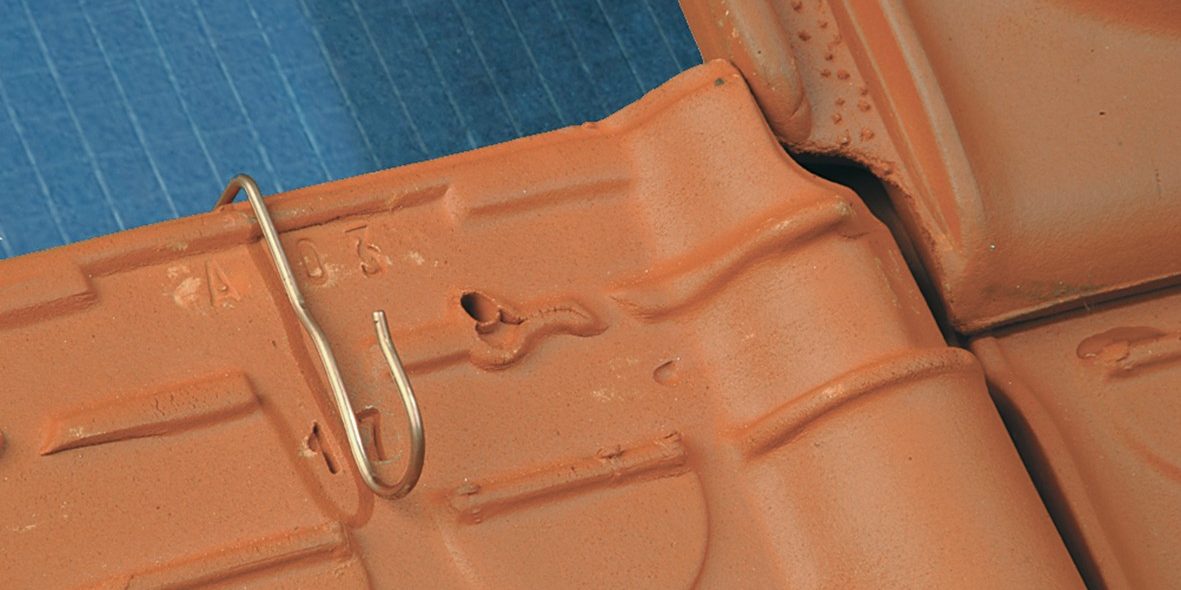 Koramic crochet de tuile visible en cuivre