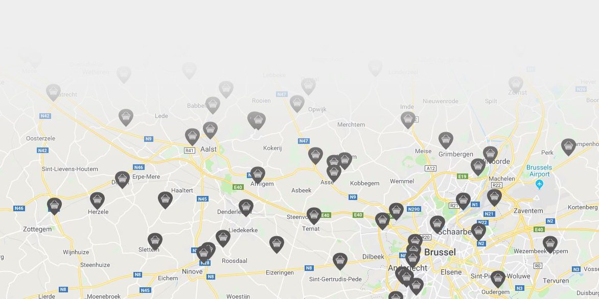 Map of dealers