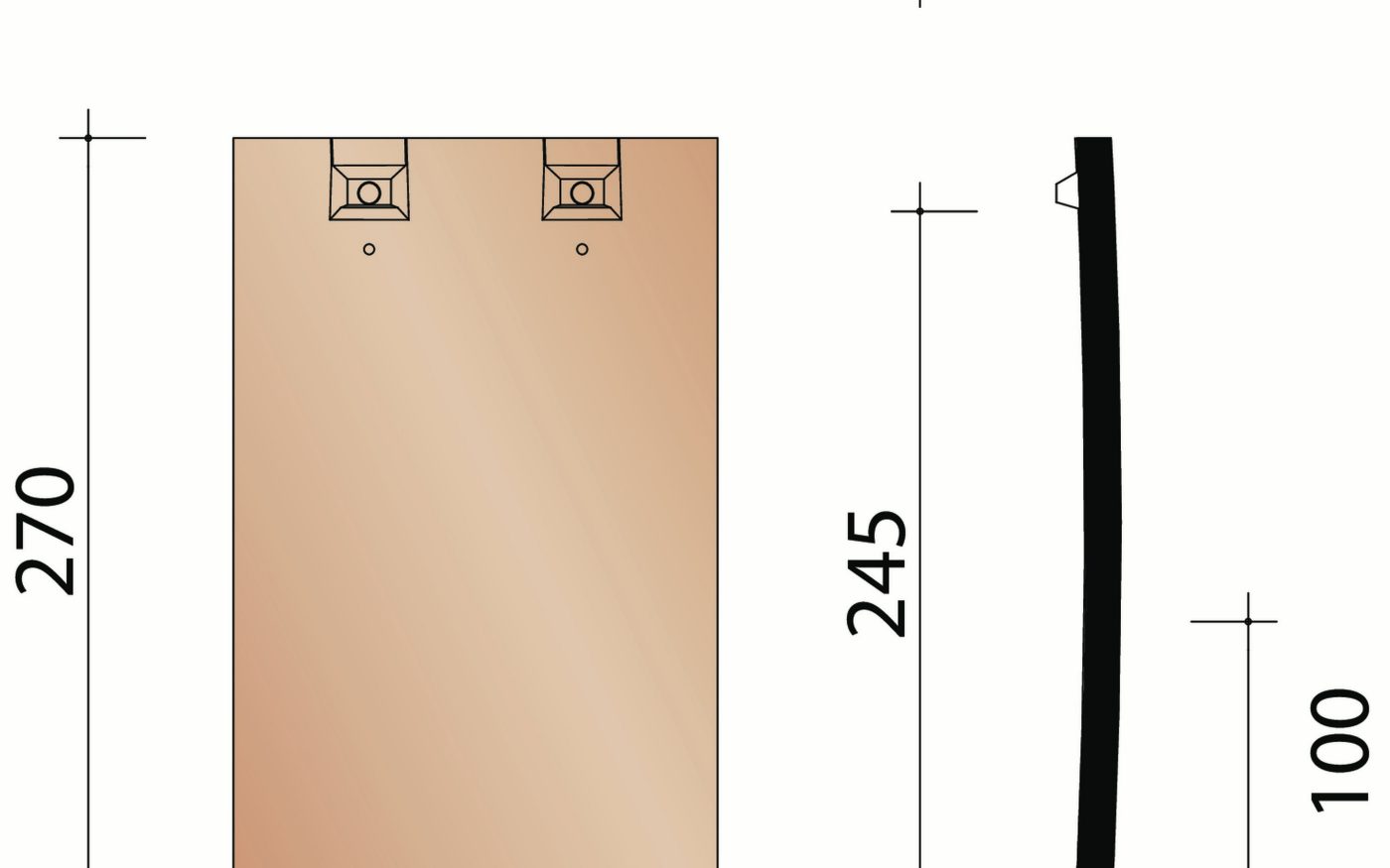 Eminence : tuile standard