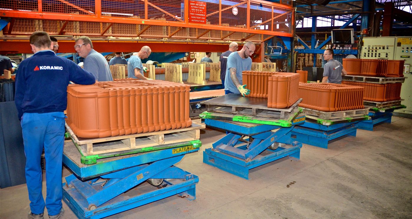 Photography of production of Koramic accessories