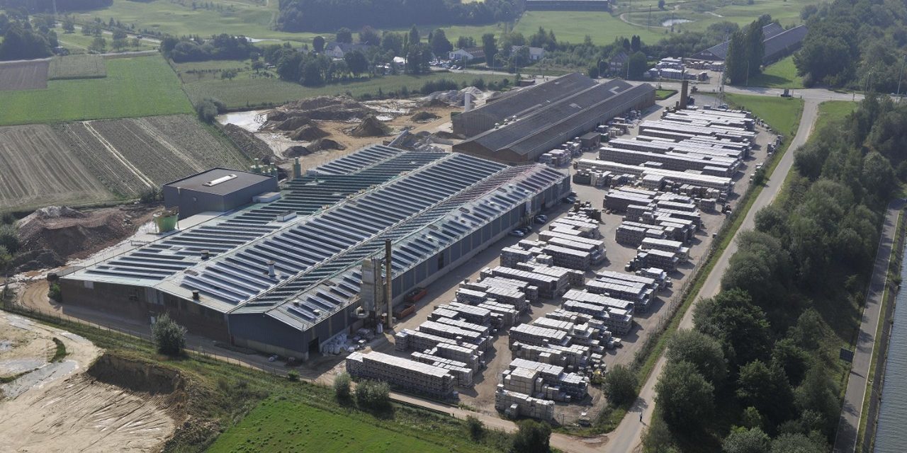 Air photo of plant Veldwezelt