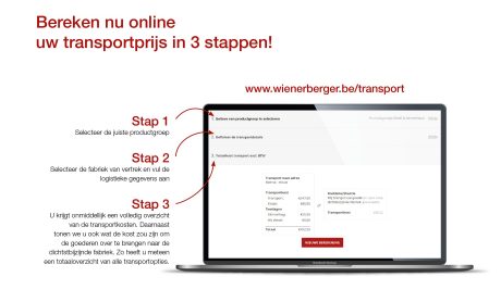Bereken de transportkost in enkele eenvoudige stappen
