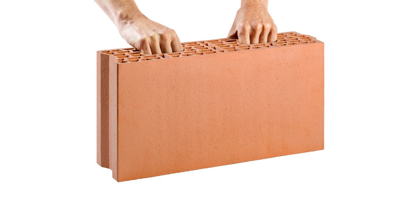 Single product shot of a Porotherm PLS Newton