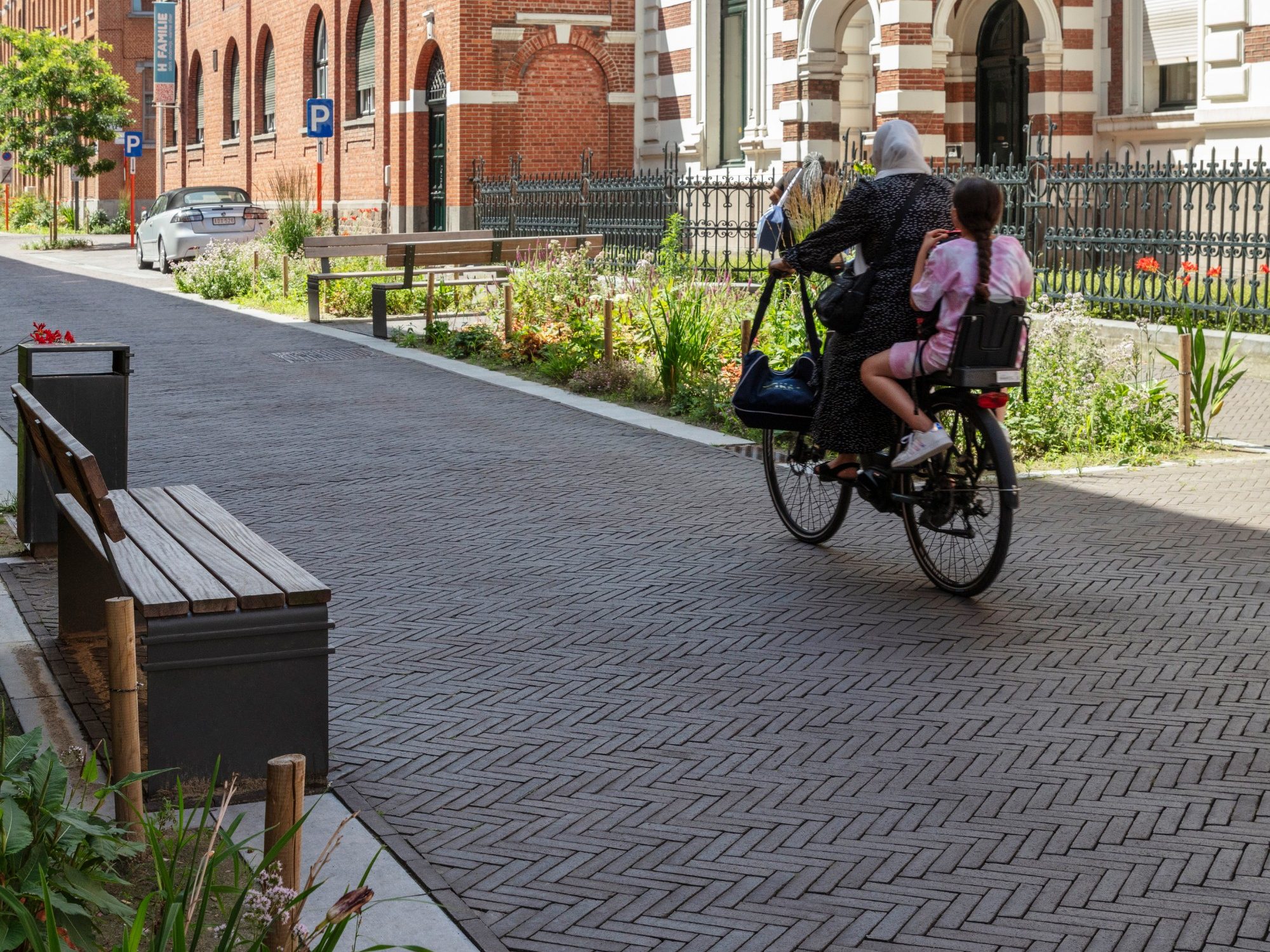 Reference photo infrastructure landscaping in Sint-Niklaas