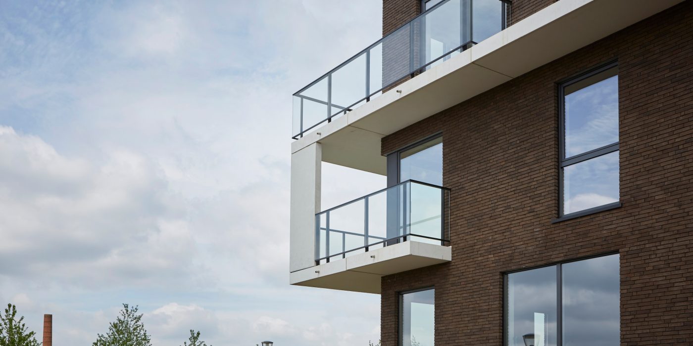 Reference photo new construction single family and apartment in Ronse