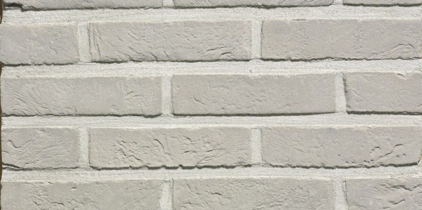 Agora Zilvergrijs facing bricks in a running bond with a mortar application