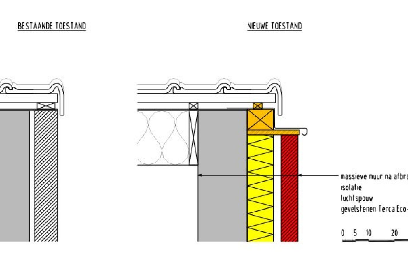 Tijdelijke ondersteuning panlatten