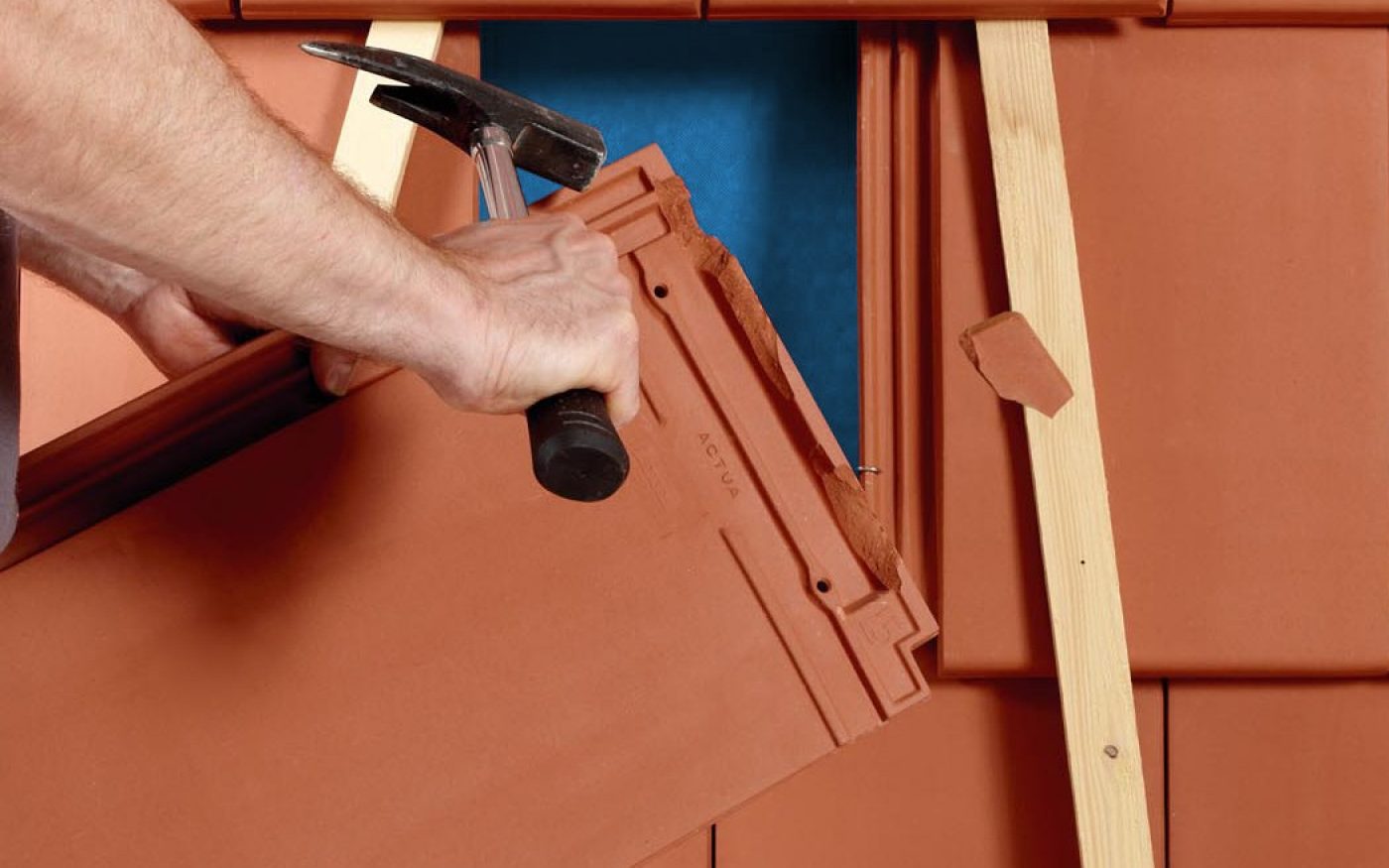 5. Neem een nieuwe pan en verwijder lokaal de opstand van de kopsluiting.