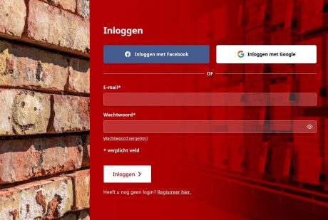 MyWienerberger login pagina