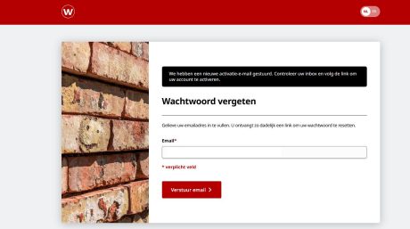 Werd uw MyWienerberger account intussen op inactief geplaatst? Activeer deze snel met enkele eenvoudige stappen.